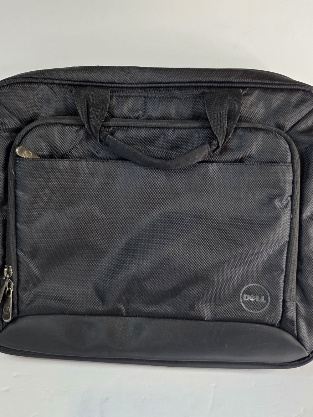Dell Black Laptop Briefcase Bag - Durable Carrying Case for Men